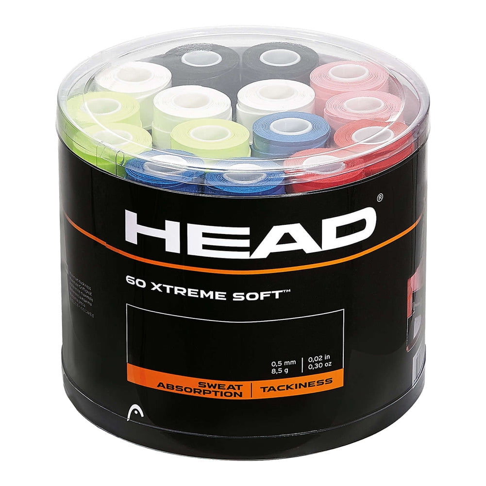 Head Xtreme Soft Tennis Overgrip 60 Piece Jar ( ) - Walmart.com