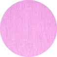 thumbnail image 1 of Ahgly Company Indoor Round Solid Pink Modern Area Rugs, 7' Round, 1 of 4