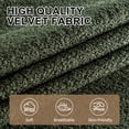 thumbnail image 5 of CRERIYO 360° Swivel Barrel Accent Chairs Set of 2, Oversized Soft Teddy Velvet Armchairs for Living Room and Bedroom, Green, 5 of 13