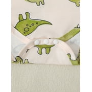 CARETOO Newborn Baby Boy Clothes 2Pcs Cotton Fabric Infant Bodysuit Casual Outfits Bib Overall Pants