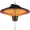 Simple Deluxe Ceiling Mounted Patio Outdoor Heater for Balcony, Courtyard,with Overheat Protection