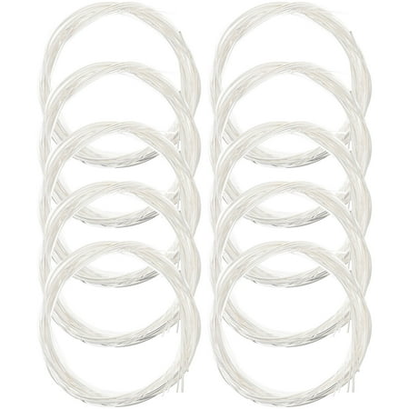 Raindrops 10 Pack Nylon Acoustic Guitar Strings for Classical Guitar Use with Clear Sound and Durable Coating