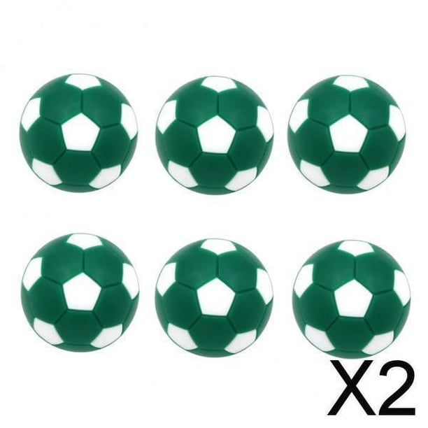 2x6 piezas 32mm futbolín pelotas de futbolín reemplazo Fussball 2 piezas