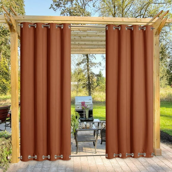Cortina exterior NICETOWN, impermeable para Halloween, 52 x 84 cm de ancho