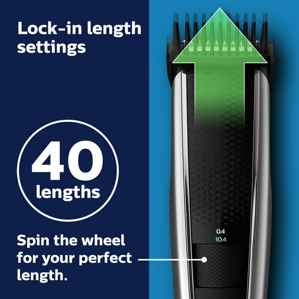 Philips Norelco Beard Trimmer and Hair Clipper Series 5000, Electric, One Pass Beard Trimmer and Hair Clipper with Washable Feature For Easy Clean - No Blade Oil Needed - BT5511/49 - Walmart.com