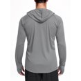 thumbnail image 2 of Cadmus Men's UPF 50+ Sun Protection Hoodie Long Sleeve Fishing Shirts with Thumb Holes for Outdoor, Workout, Running, Hiking, 2 of 3