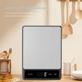 thumbnail image 2 of Food Scale Grams and Ounces - Digital Kitchen Scale 10kg/1g Accuracy, Rechargeable ，Stainless Steel, Lightweight for Cooking, Baking, Meal Prep, 2 of 5