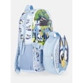 thumbnail image 3 of BBC Bluey 14" Toddler Backpack with Lunch kit - Blue, 3 of 5