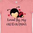 thumbnail image 4 of Inktastic Loved by My Great Grandma Girls Baby T-Shirt, 4 of 5