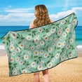 thumbnail image 6 of XYZCANDO Daisy Pattern Car Seat Towel Cover Sweatproof for Travel Hiking, Washable Non-Slip Fit Seat Cover Simple to Install, 6 of 11