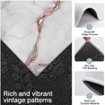 thumbnail image 3 of White Gray Rose Gold Marble Pattern Kitchen Rugs Sets Of 3,Kitchen Runner Rugs Non Skid Washable,Decorative Kitchen Floor Mats for Kitchen,Sink,Laundry,17"x30"+ 17"x47" + 17"x59", 3 of 6