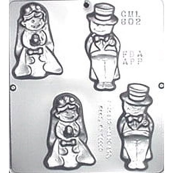 602 Bride & Groom Chocolate Candy Mold
