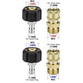 thumbnail image 6 of SPRING High Pressure Washer M22 Quick Connect Coupling 14Mm/15Mm Swivel Adapter 5000Psi, 6 of 8