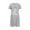 Gray, variant on Censtreet Halloween Sleep Shirts for Women Short Sleeve Night Shirts for Sleeping Pullover Nightgown Soft Nightdress