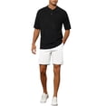 thumbnail image 2 of Lars Amadeus Dress Shorts for Men's Classic Fit Lightweight Flat Front Business Chino Shorts, 2 of 5