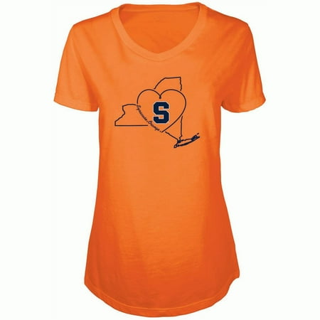 - Women's Russell Orange Syracuse Orange State V-Neck T-Shirt