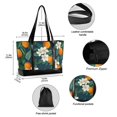 thumbnail image 2 of FORMRS Canvas Laptop Tote Bag for Women with 15.6" Computer Compartments Shoulder Handbag, Orange Fruit, 2 of 7
