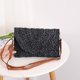 thumbnail image 1 of Nvzi Bolso de hombro tejido, bolso de mano tejido y bolso de cosméticos, bolso de mano tejido elegante para playa de verano, 11.02 x 0.78 x 7.08 pulgadas, negro, 1 of 4