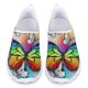 thumbnail image 1 of Zapatos planos informales para mujer, zapatillas con estampado de mariposas en 3D, de malla transpirable, para caminar al aire libre, para verano y otoño, 1 of 5