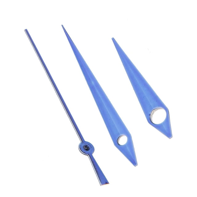 3 piezas Zulema para 2892 movimientos de Manecillas de Reloj repuesto azul/pta/oro