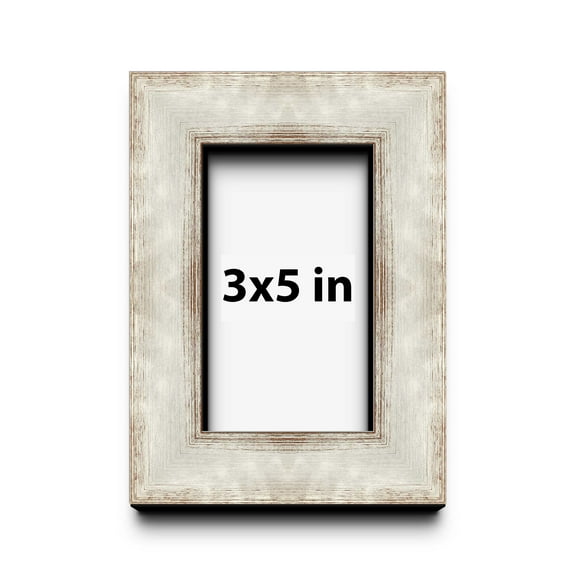 3x5 Silver Shadowbox Frame - Interior Size 3x5 by 1.5 Inches - Made to Display Items Up To 1.5 Inches Deep