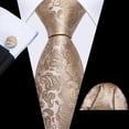 thumbnail image 4 of Set de Corbata Barry.Wang Seda Paisley 150 cm de Largo, 4 of 4