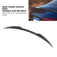 thumbnail image 3 of Rear Trunk Spoiler Wing, Quadrifoglio Verde Style Exterior Decor ABS Tail Trunk Spoiler Wing Easy Installation  For Giulia, 3 of 7