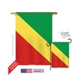 thumbnail image 1 of Breeze Decor 08293 Congo Drapeau de Maison à Impression Verticale Recto-Verso - 28 x 40 Po., 1 of 1