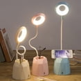 thumbnail image 3 of Yeacher Rechargeable LED Table Lamp Pen Holder Phone Stand with Power Bank Function 3-Level Dimmable, 3 of 8