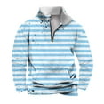 thumbnail image 2 of Men Clothing, Men's Quarter Zip Up Sweaters Slim Fit Lightweight Mock Neck Pullover Casual Polo Sweaters, 2 of 5