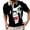 Green, variant on IROINNID Men's Short Sleeve Lapel Zipper Tops Funny Printed Slim Fit T-Shirt