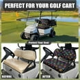 thumbnail image 4 of Uorisanigo Colorful Dog Paw Print Golf Cart Seat Covers Ezgo Anti-Scratch Golf Cart Seat Cushion Pad Breathable Golf Cart Seat Protector Cool in Summer and Warm in Winter, 4 of 7