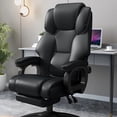 thumbnail image 2 of Back Pillow Office Chair Leather Waterproof Stool Luxury Design Modern Chair Massage Office Silla Oficina Office Furniture My Lux Decor Round, 2 of 29