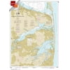 NOAA Chart 12325: Navesink and Shrewsbury Rivers 21.00 x 15.50 (Small Format Waterproof)