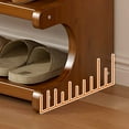 thumbnail image 5 of Dekrysova 6-Tier Bamboo Shoe Shelf Shoe Rack, Vertical Shoe Rack Organizer for Closet Floor, Multifunctional Front Door Shoe Rack,Utility Shoe Storage Organizer Shelving for Entryway Living Room Home, 5 of 12