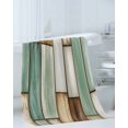 thumbnail image 3 of Sage Green Vintage Towel Set of 3, Soft Microfiber Bath Towels, Hand Towel, Washcloths, Brown Retro Farmhouse Elegant Pastoral Quick-Dry Absorbent Towels for Bathroom Kitchen Hotel Beach Gym Spa, 3 of 7