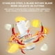 thumbnail image 5 of Mini procesador de alimentos inalámbrico Garlic Masher | Prensa eléctrica de ajo de alta velocidad de 3 cuchillas | Picadora portátil recargable para cocinar en casa | Tamaño compacto, fácil, 5 of 8
