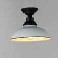 thumbnail image 4 of 35110WTBK Maxim Lighting Granville - 1 Light Outdoor Flush Mount-White/Black Finish, 4 of 4