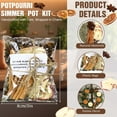 thumbnail image 2 of Natonhi 8 pcs Christmas Stovetop Potpourri Xmas Simmer Pot Kit Dried Orange Apple Pieces Potpourri Simmer Pot Room Air Freshener Sachet Botanical Bowl Filler Gift Decor for Holiday Xmas Decor, 2 of 6