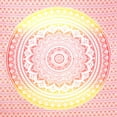 thumbnail image 3 of Red Orange Wall Hanging Ombre Tapestry Boho Mandala Hippie Tapestries Bohemian Mandala Tapestry Indian Gold Throw Beach Picnic Blanket, 3 of 3