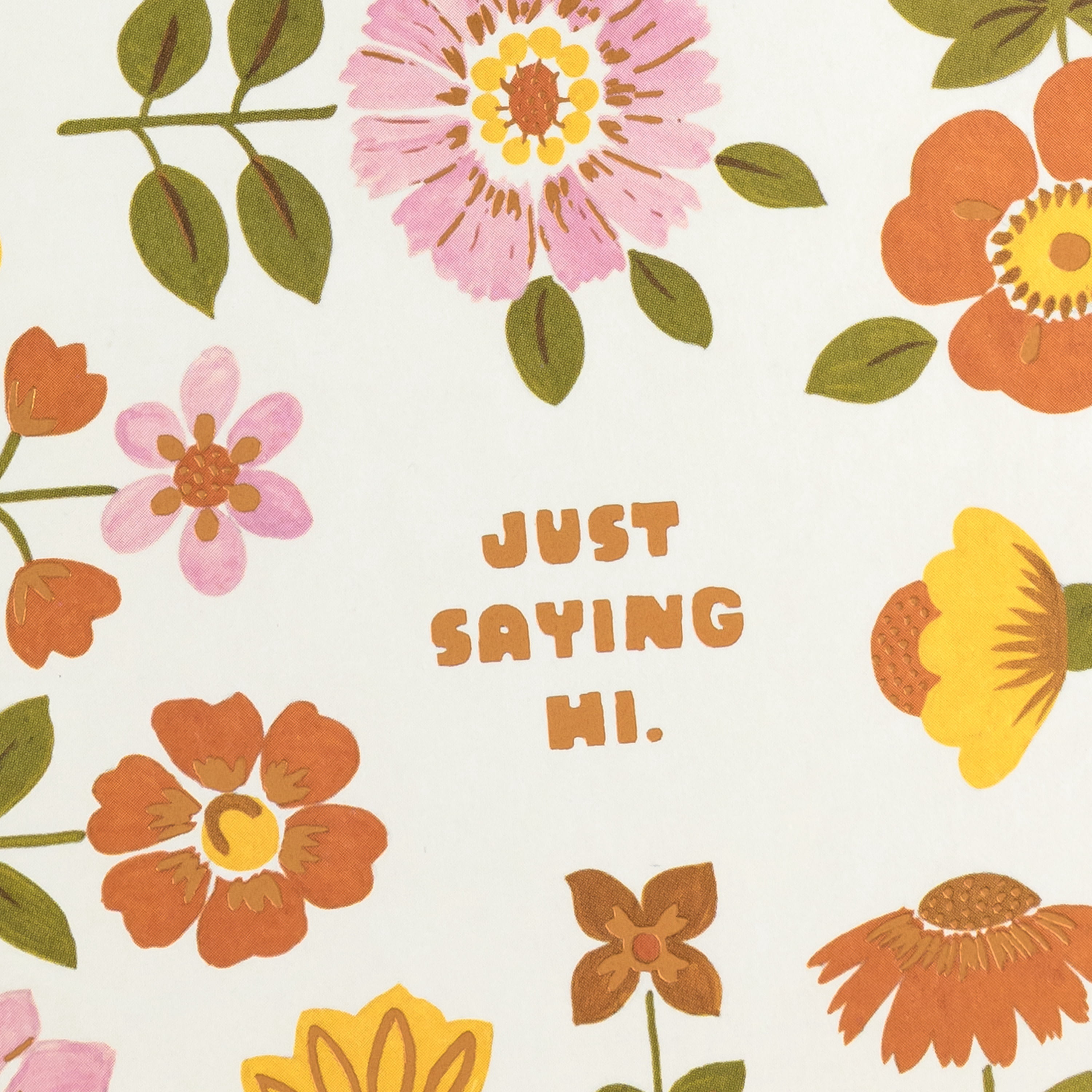 Hallmark Blank Thinking of You Notes (Retro Florals), Pack of 10