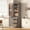 Grey, variant on 71" Slim Kitchen Pantry Cabinet with 3 Door Shelves & 3 Drawers, Narrow Tall Storage Cabinet with Adjustable Shelf for Small Spaces, Kitchen, Bathroom, Living Room, White