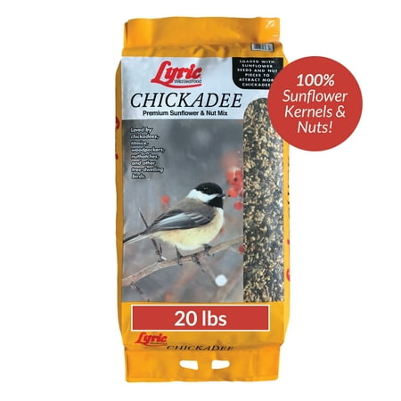 Lyric® Chickadee Wild Bird Seed, Sunflower and Nut Premium Bird Food Mix - 20 lb. Bag