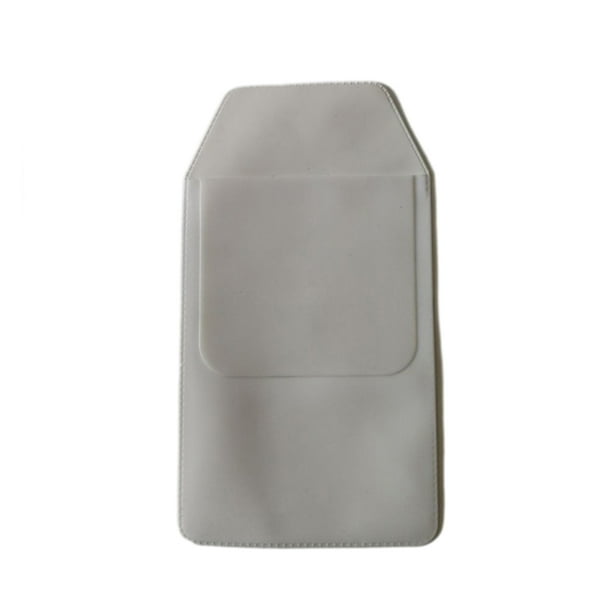 Methold Organizador de bolígrafos de bolsillo de PVC Multiusos y personalizable Bolsillo para bolígrafos Multifuncional Multiusos Carpetas de archivos Blanco en forma de escalera