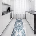 thumbnail image 2 of Ottomanson Non-Slip Hallway Runner Rug 1'10" x 7' Perfect for High Traffic Areas, Off-White Oriental, 2 of 8