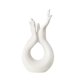 thumbnail image 3 of Florero de cerámica hecho a mano, florero artístico, accesorio estético para fotografía, florero único, arreglo Floral para escritorio, entrada y Blanco, 3 of 8