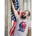 thumbnail image 2 of 4Th July Usa Independence Day T-Shirt Men -Image by Shutterstock, Male 4X-Large, 2 of 4