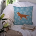 thumbnail image 3 of Winter Snowflake English Cocker Spaniel Fabric Decorative Pillow, 3 of 4