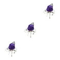 thumbnail image 2 of Redempat Versatile Wedding Brooch Add Classy And Sophisticated Touch To Any Look Modern Minimalist Brooch Pin blue purple 3Set, 2 of 6