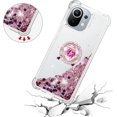 thumbnail image 5 of for Xiaomi Mi 11 5G Case, Creativity Clear Quicksand Glitter Flowing Liquid Floating Soft TPU Case w/Stand Bling Diamond Sparkle Phone Cover for Xiaomi Mi 11 5G  Rose Gold, 5 of 14